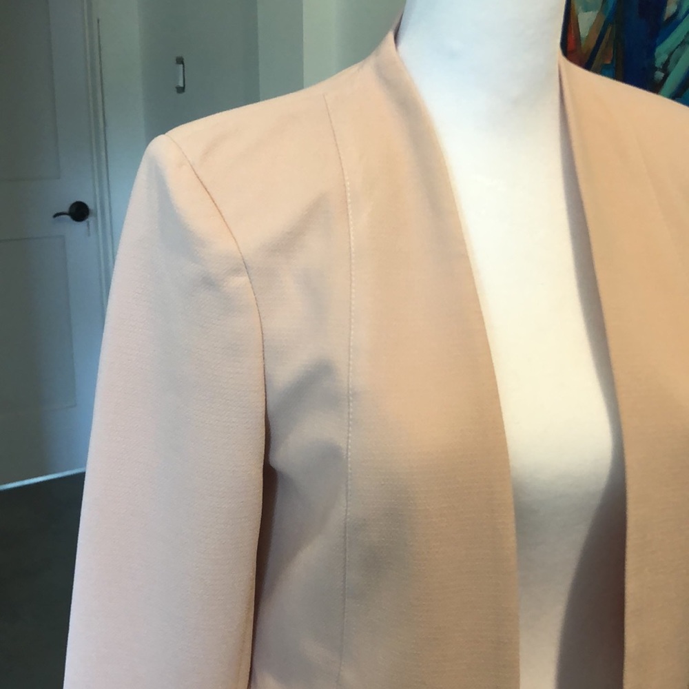 ASOS Pale Pink Crepe Blazer US 4, UK 8 - Picture 3 of 9